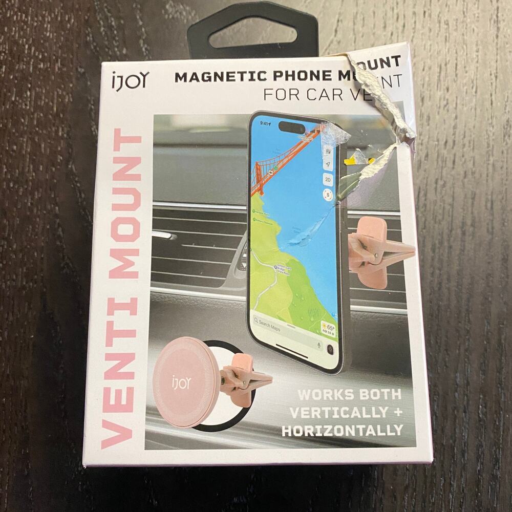 New iJoy Venti Mount Magnetic Phone Mount For Car Vent